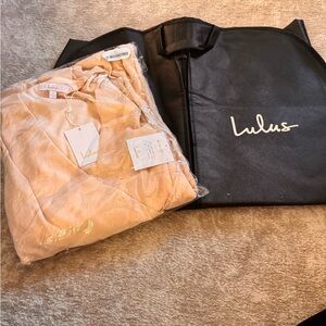 Lulus Cream My Whole Heart XS dress. Brand new, never worn. Garment Bag